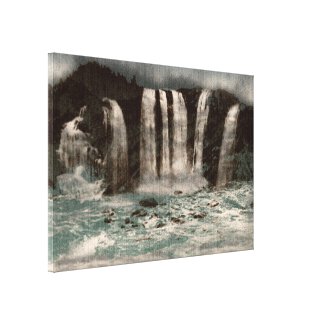 Waterfall6 Stretched Canvas Print
