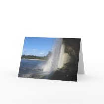 Waterfall 1 greeting card