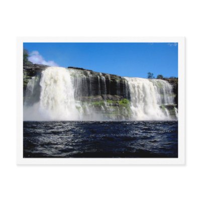 Waterfall 4 post card by nomadlandscapes