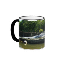 Waterfall and Old Rock Dam mugs