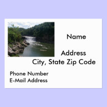 Waterfall and River business cards