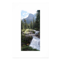Waterfall at Glacier National Park posters
