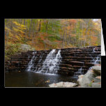 Waterfall at Laurel Hill State Park Card