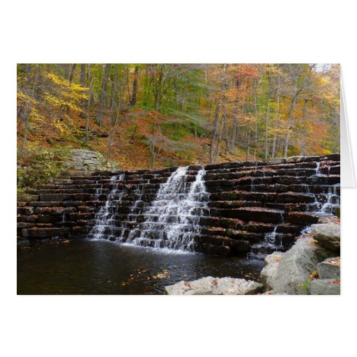 Waterfall at Laurel Hill State Park Card