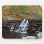 Waterfall at Laurel Hill State Park Mousepad