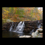 Waterfall at Laurel Hill State Park Poster
