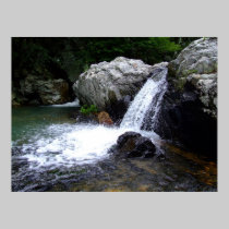 Waterfall at Little Missouri Falls posters