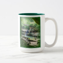 Waterfall at Old Man's Cave Coffee Mugs