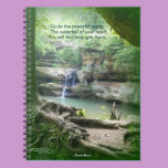 Waterfall at Old Man's Cave Journal notebooks