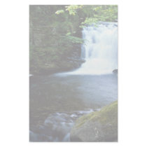Waterfall at Watersmeet, North Devon, England Stationery Design