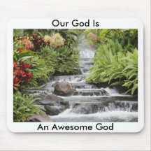 Waterfall - Awesome God Mouse Mats