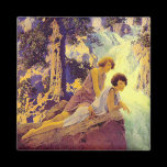 Waterfall - by Maxfield Parrish magnets