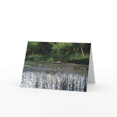 Waterfall  greeting cards by StarLily