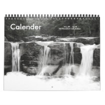 Waterfall compilation calender calendar