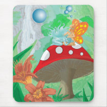 Waterfall & Fairies mousepads by rshort Waterfall & Fairies mousepads