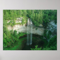 Waterfall Fall Creek Falls State Park TN Poster