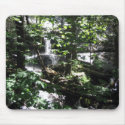 Waterfall & Green Forest Mouse Pad mousepads by Nishna Waterfall & Green Forest Mouse Pad mousepads