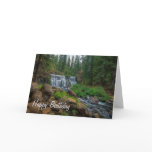 WATERFALL - HAPPY BIRTHDAY GREETING CARDS