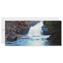 Waterfall in Amnicon Park Custom Rack Card
