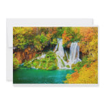 Waterfall in Autumn Forest Announcement