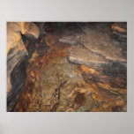 Waterfall in Bowden Cave, WV Poster