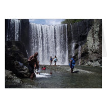 waterfall in Jamaica W.I. cards by MedinaA42 waterfall in Jamaica W.I. cards