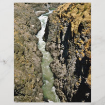 Waterfall In Klickitat Gorge Flyer Design