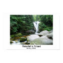 Waterfall in Poland posters