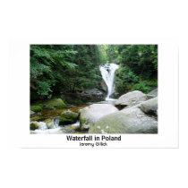 Waterfall in Poland posters