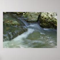 Waterfall in Slow Speed Poster