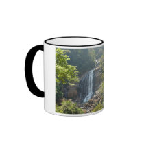 Waterfall in the nature mugs by lakuma_tumati Waterfall in the nature mugs