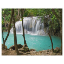 Waterfall in Tropical Forest Custom Flyer