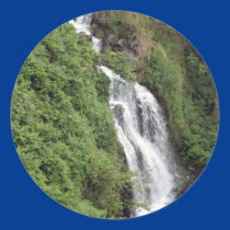 Waterfall Near Hilo, Hawaii stickers
