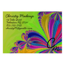 waterfall of ribbon business card