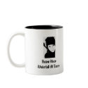 Waterfall Of Tears, Mug, White/Black. by AntonVisco Waterfall Of Tears, Mug, White/Black.