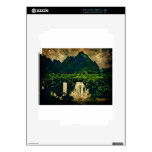 waterfall of the emerald forest iPad 2 skin