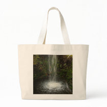 Waterfall Over Mossy Stones Tote Bag