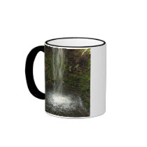 Waterfall Over Mossy Stones Mug