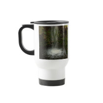 Waterfall Over Mossy Stones Coffee Mug