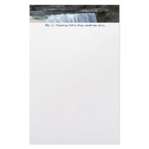 Waterfall/Php 1:3  I thank my God in all my rememb Custom Stationery