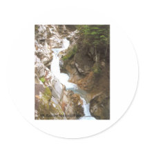 Waterfall Pool Nature Mt Rainier National Park stickers