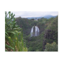 Waterfall Postcard by sunsett76 Waterfall Postcard