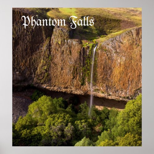 Waterfall Poster: Phantom Falls in Chico CA
