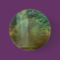 waterfall rainbow buttons