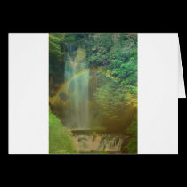 waterfall rainbow cards