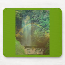 waterfall rainbow mousepads