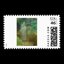 waterfall rainbow postage