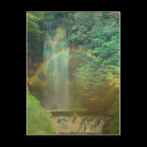 waterfall rainbow postcards