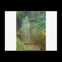 waterfall rainbow postcards