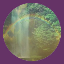 waterfall rainbow stickers